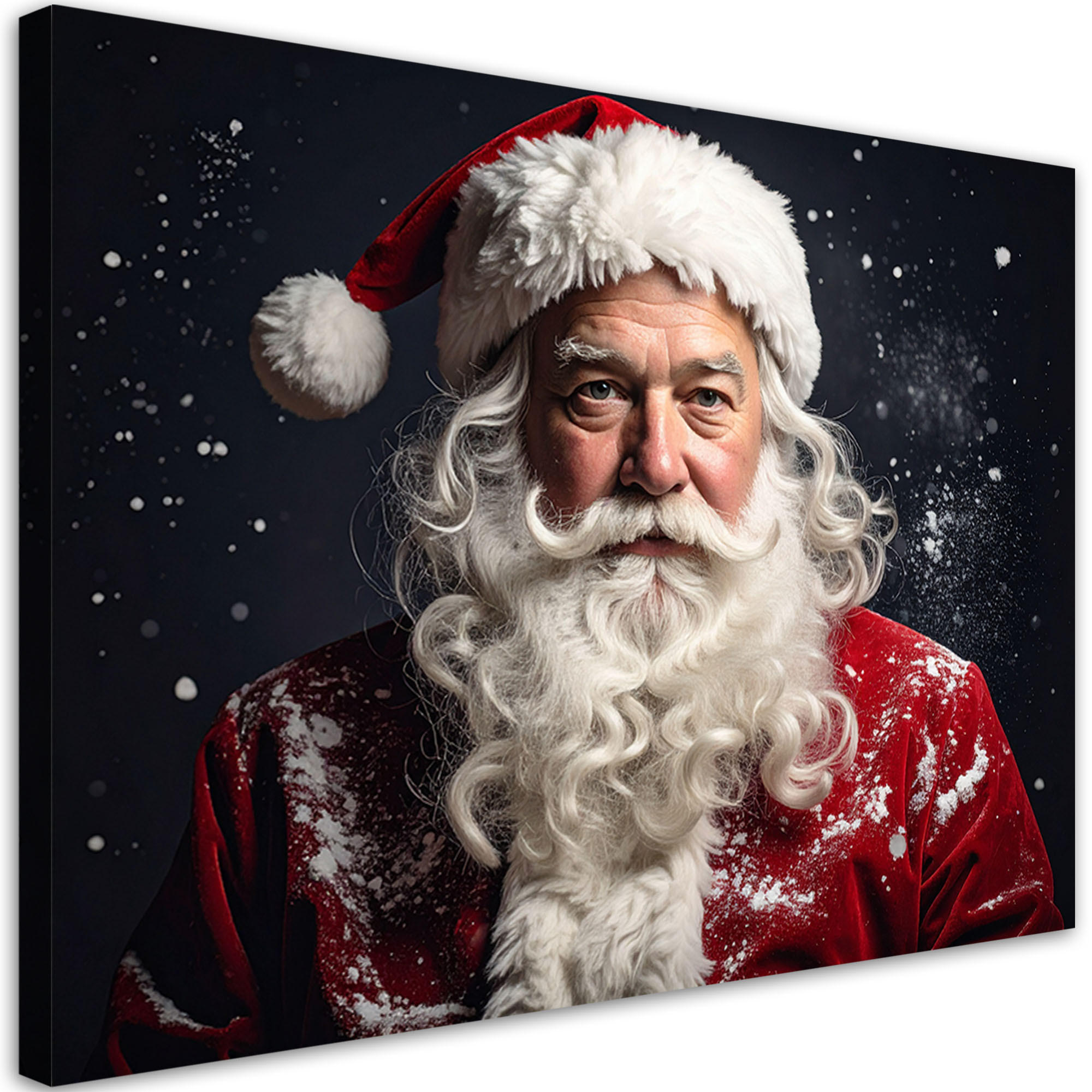 LEINWANDBILD Weihnachten 100x70cm - Rot, Textil (100/70cm) - Feeby