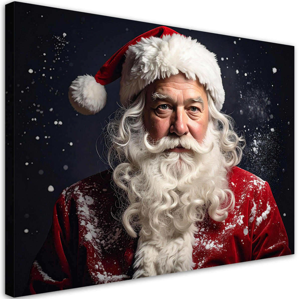 LEINWANDBILD Weihnachten 100x70cm - Rot, Textil (100/70cm) - Feeby