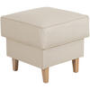 POLSTERHOCKER Karlen Kunstleder beige - Beige, Kunststoff (53/45/53cm) - 58aufmkessel