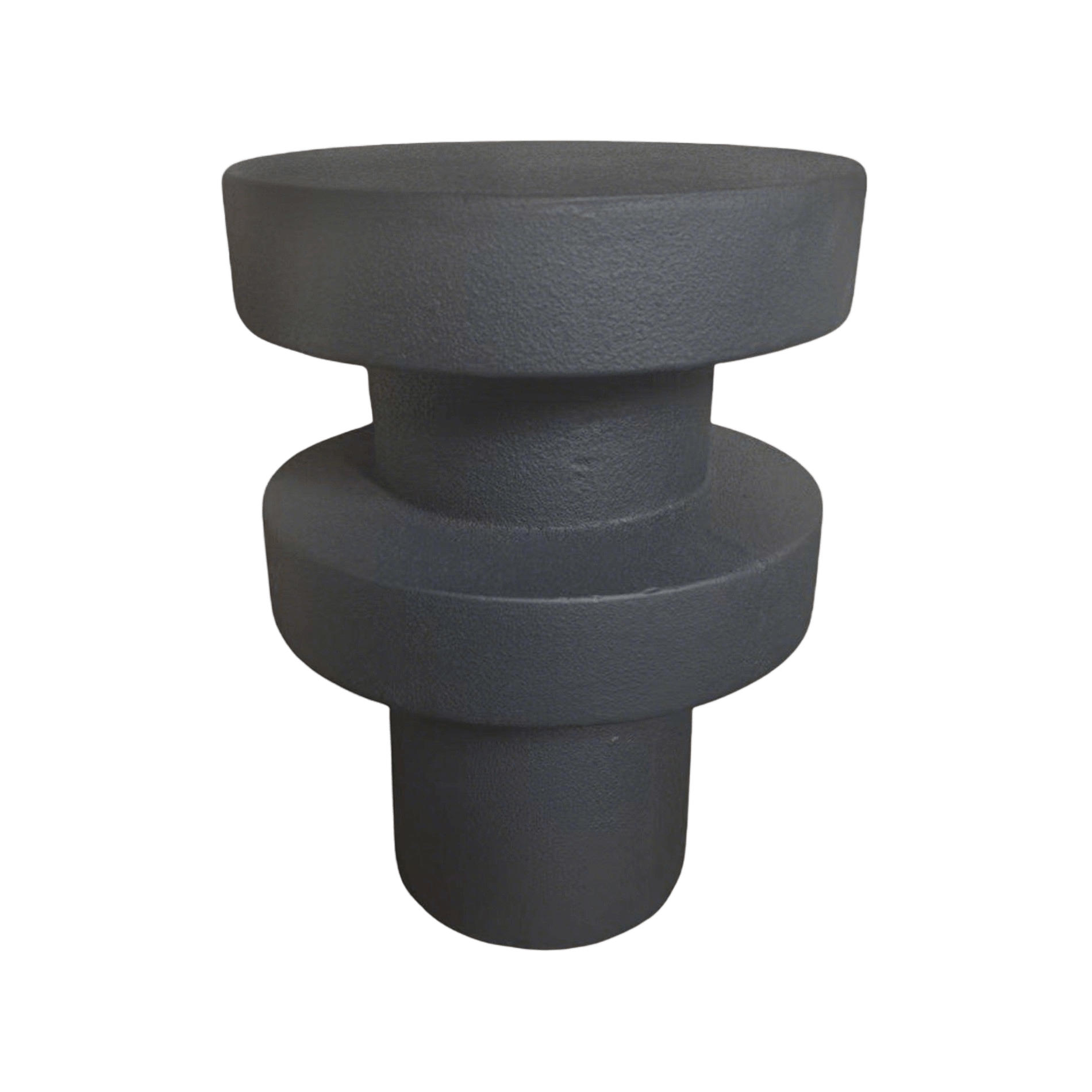 BEISTELLTISCH Schwarz 33/33/45 cm - Schwarz, Stein (33/33/45cm) - Mobili Rebecca