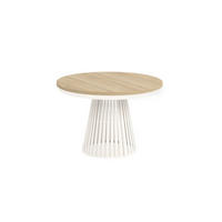 ESSTISCH Cone Bis - Kaschmir/Beige, Holzwerkstoff/Metall (120/120/76cm) - Meblini