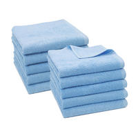 HANDTÜCHER, 10er-Set, 50x100 cm, 100% Baumwolle, Blau - Hellblau, Textil (50/100cm) - Zollner