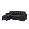 SOFA L FORM Campina Anthrazit 226 x 163 cm mit Schlaffunktion - Anthrazit, Holz (226/163cm) - VitaliSpa