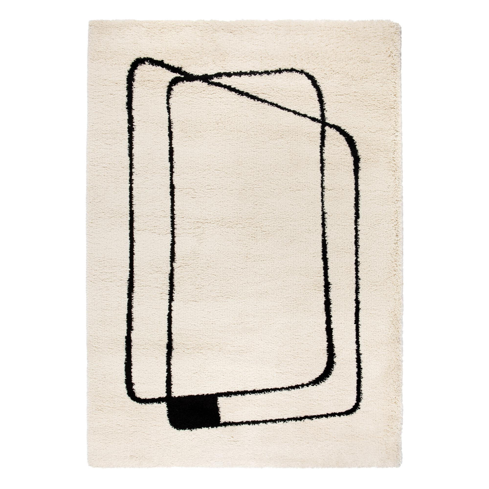 TEPPICH Azara schneeweiß 160 x 230 x 3 cm - Weiß, Textil (160/230cm) - Vivaraise