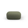 POUF Jenny aus Chenille-Stoff grün - Grün, Textil (88/40/90cm) - Micadoni
