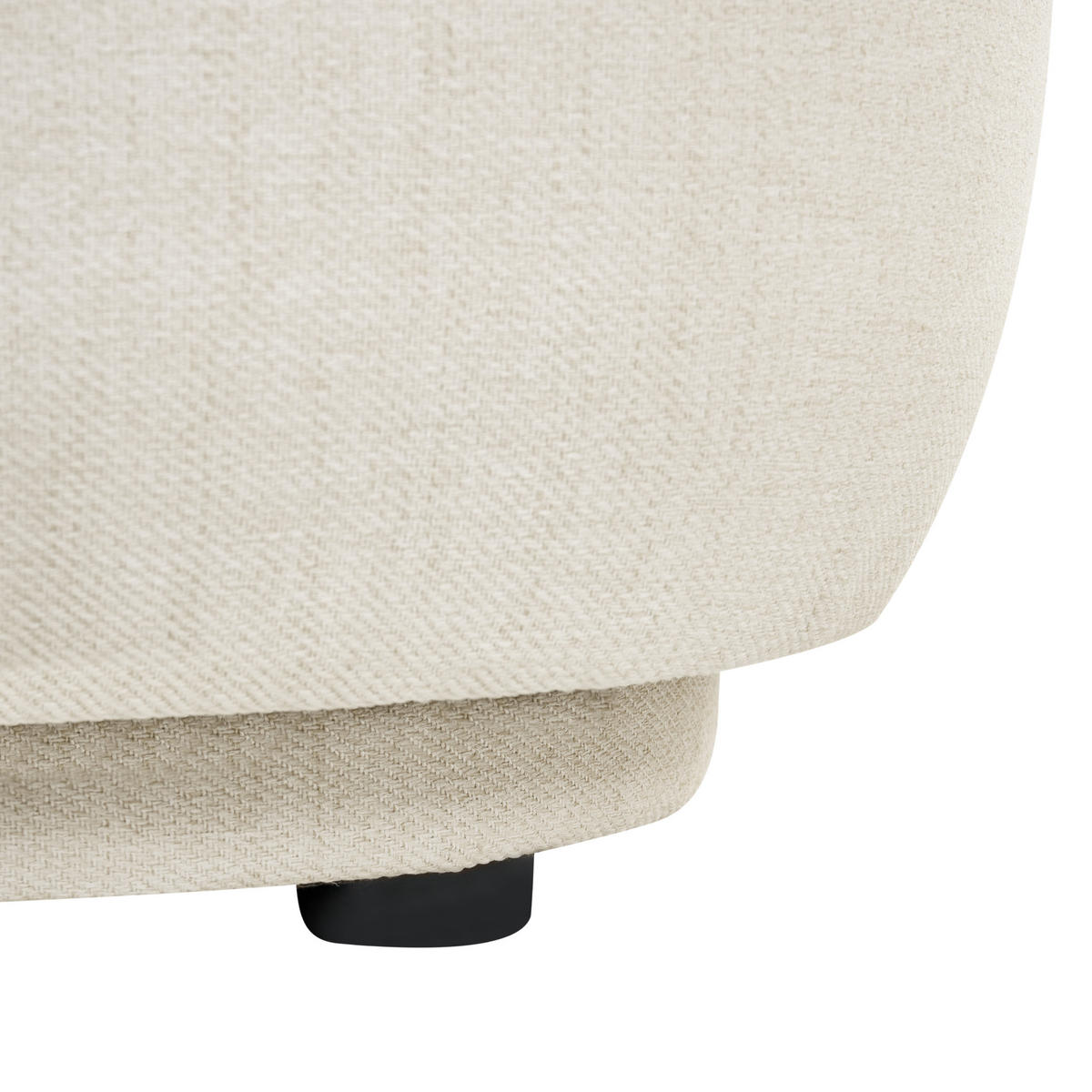 SESSEL Stoff Cremeweiß Lovberg - Creme, Kunststoff/Textil (71/74/80cm) - Beliani