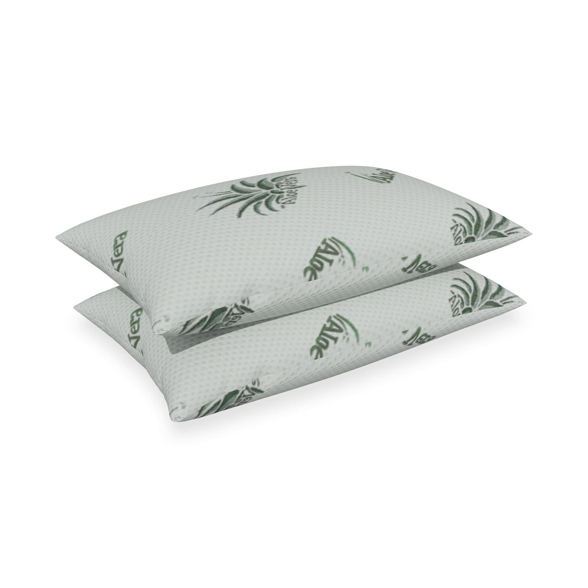 KISSEN MEMORYFOAM mit Aloe Vera Bezug 40X80 - Weiß, Textil (40/80cm) - Schlaftroll