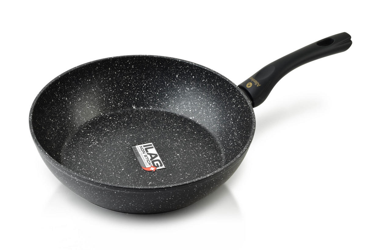 SCHMORPFANNE Parsley Schwarz 28/47/7.5 cm Metall - Schwarz, Metall (28cm) - Mondex