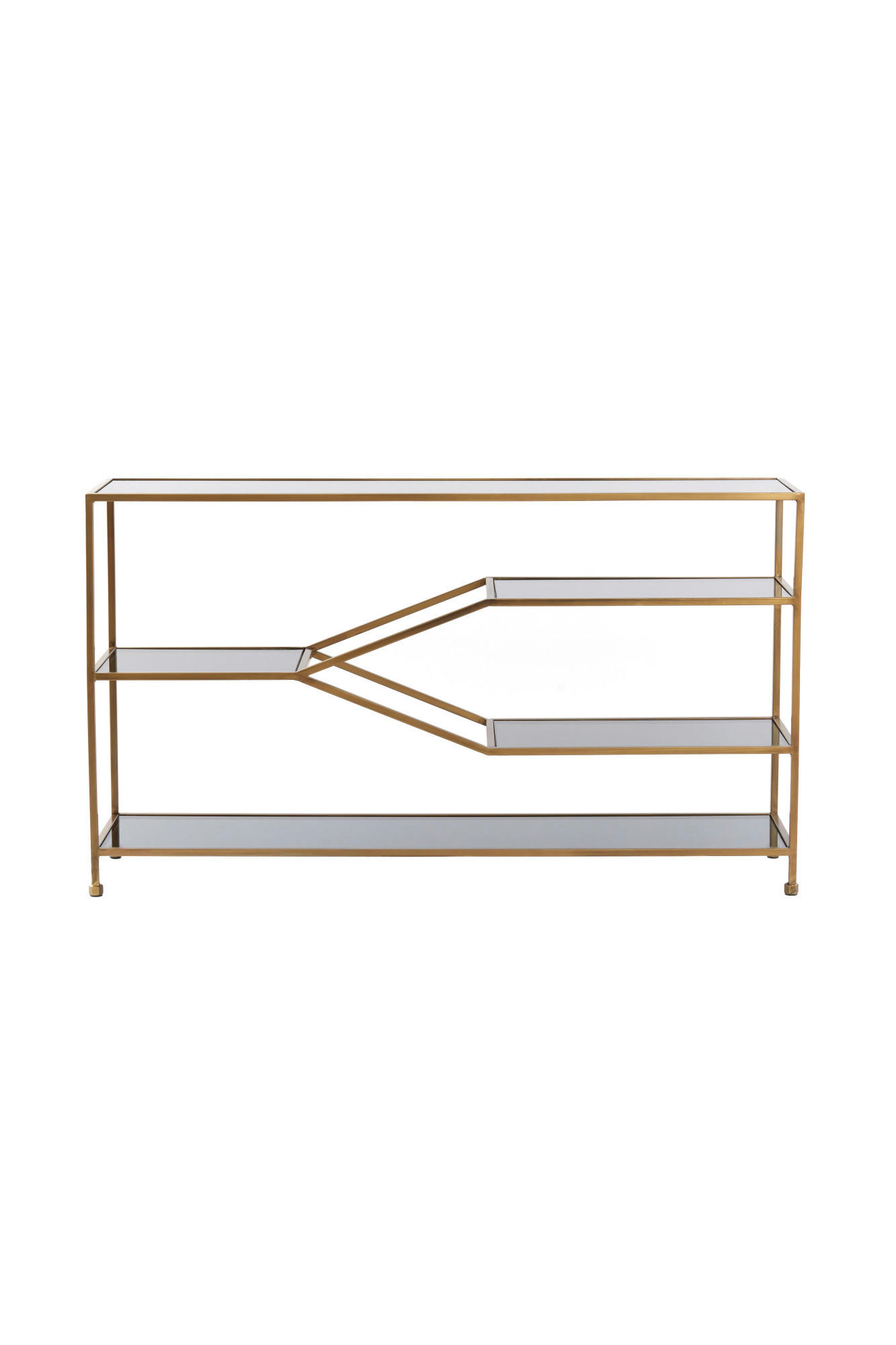 KONSOLENTISCH Aino Bronze 140/35/80 cm - Bronzefarben, Metall (140/35/80cm) - Light & Living