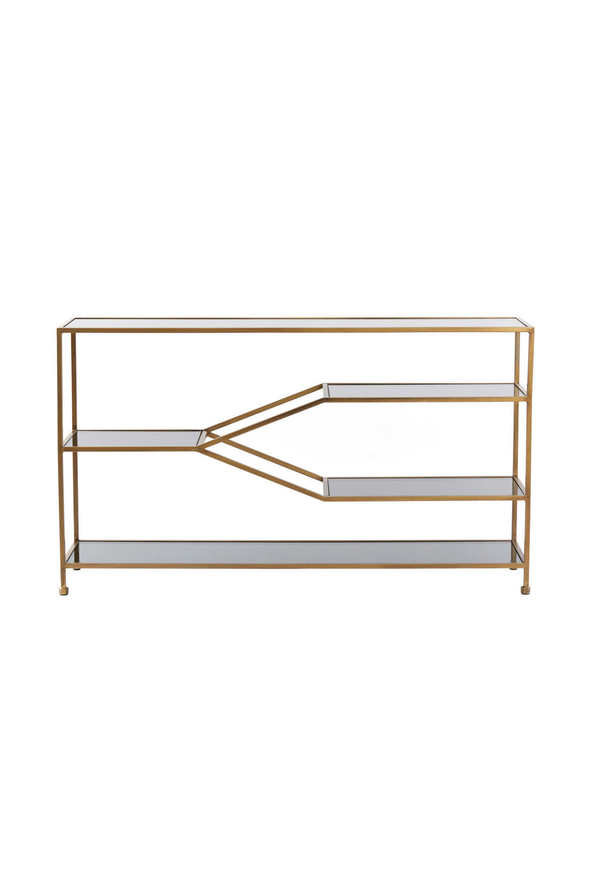 KONSOLENTISCH Aino Bronze 140/35/80 cm - Bronzefarben, Metall (140/35/80cm) - Light & Living