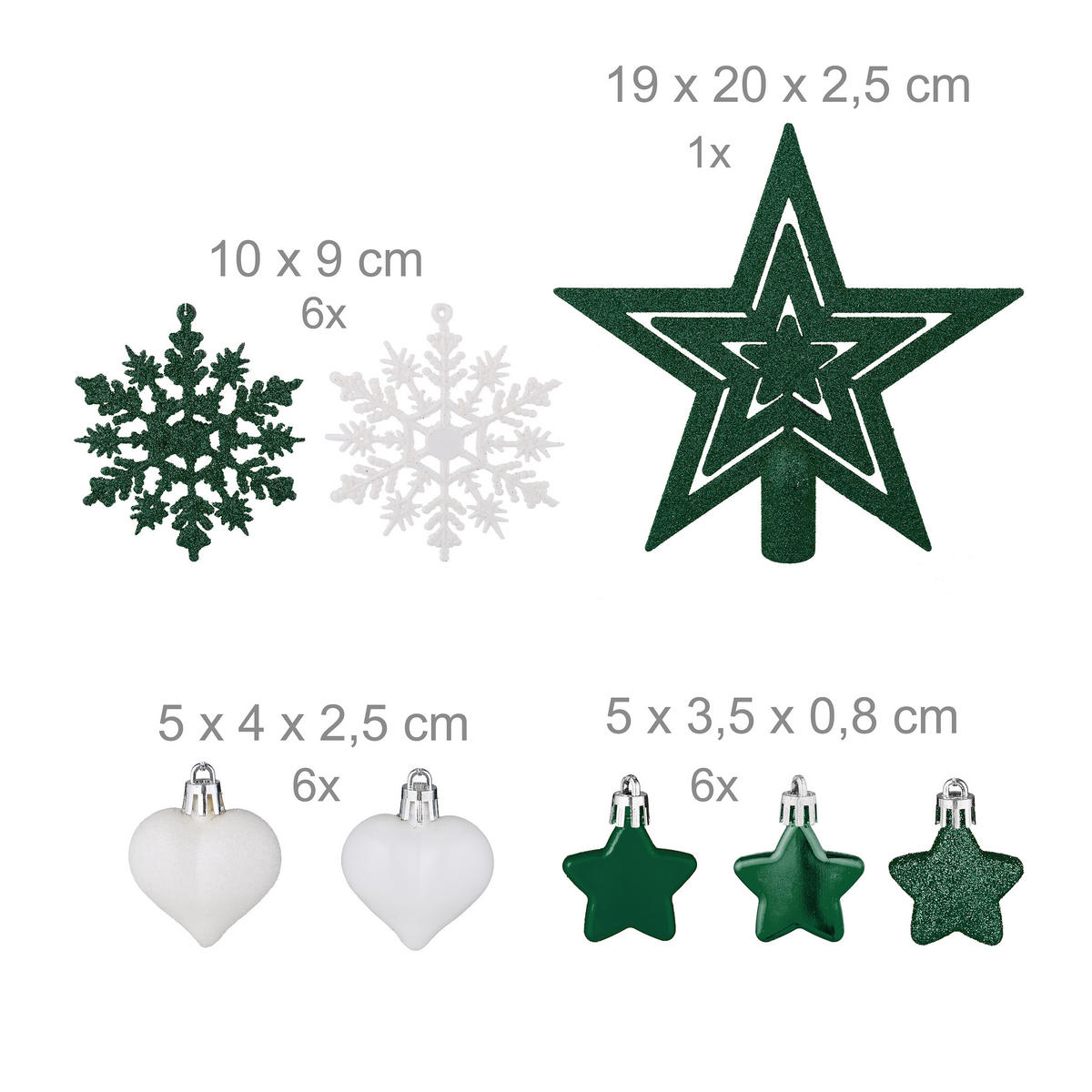 Multicolor, Kunststoff (20/19/2.5cm) - Relaxdays