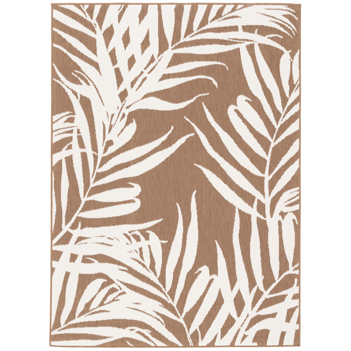 IN- UND OUTDOOR TEPPICH BEIDSEITIG CAPE COD BLÄTTER - Beige/Creme, Textil (120/160cm) - Pergamon