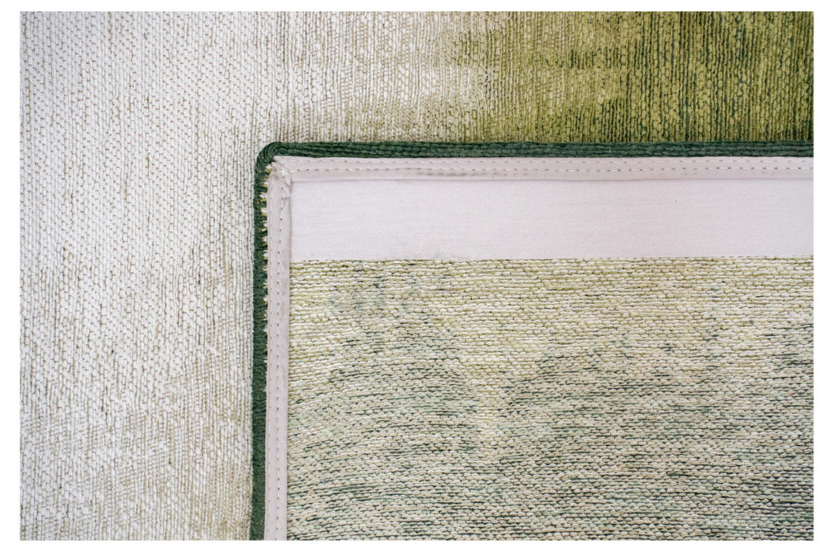 TEPPICH modern Flachgewebe NAGOYA Grün 140x140 cm Grün 140 x 140 cm - Grün, Textil (140/140cm) - Novatrend