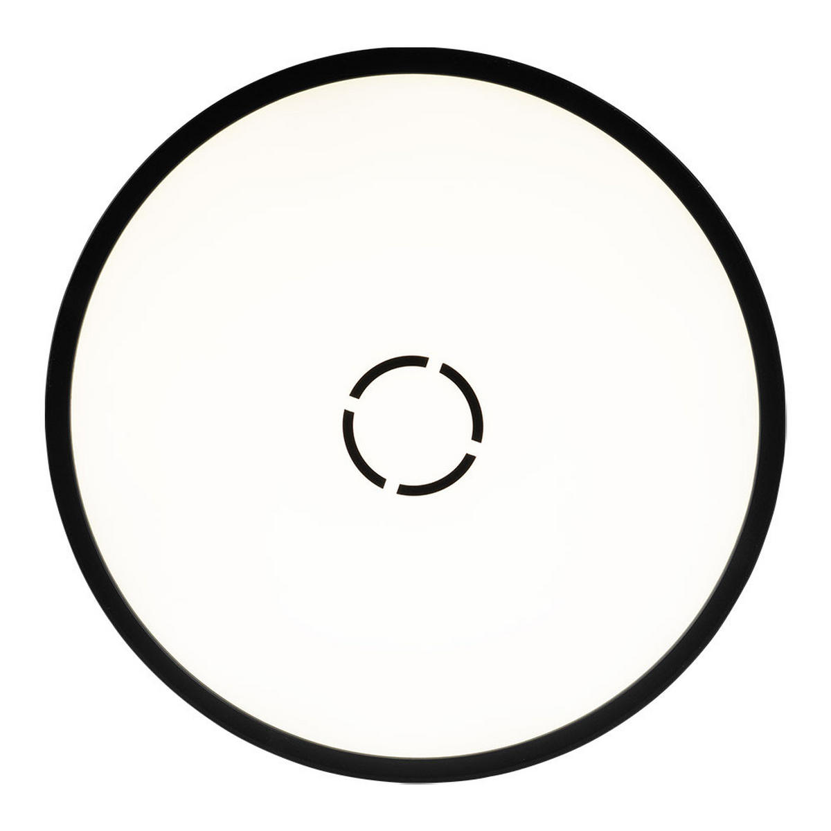 LED DECKENLEUCHTE Backlight Schwarz - Schwarz, Kunststoff (19/19/2.8cm) - Briloner