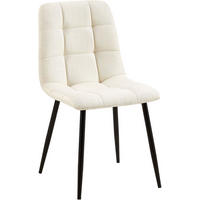 STUHL Stoff Creme - Creme, Textil/Metall (45/84/55cm) - CLP