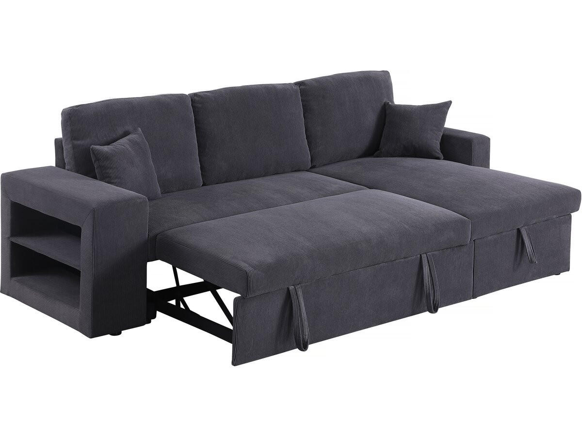 ECKSOFA axel Grau - Grau, Textil (146/233cm) - Habitat Garten