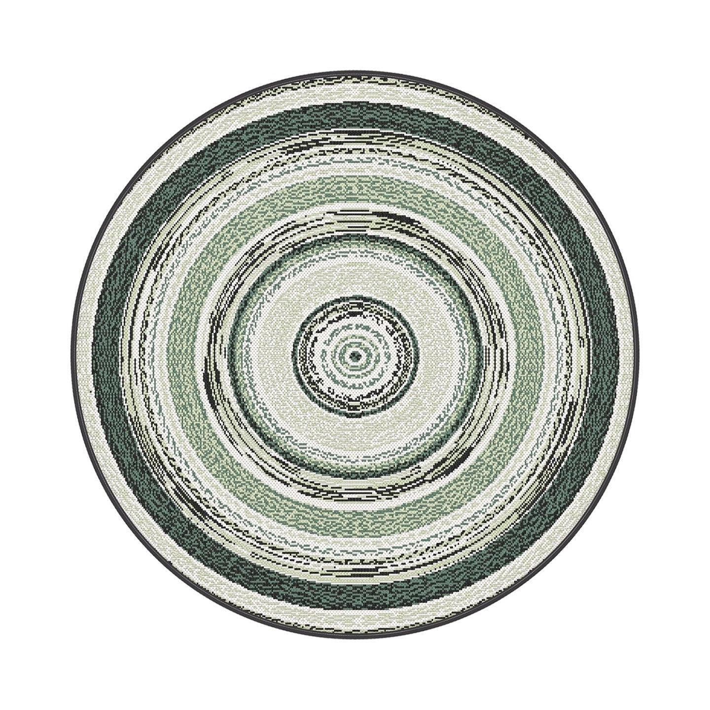 KINDERTEPPICH rund sehr weich grün - Grün, Textil (120/120cm) - AFK Living