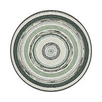 KINDERTEPPICH rund sehr weich grün - Grün, Textil (120/120cm) - AFK Living