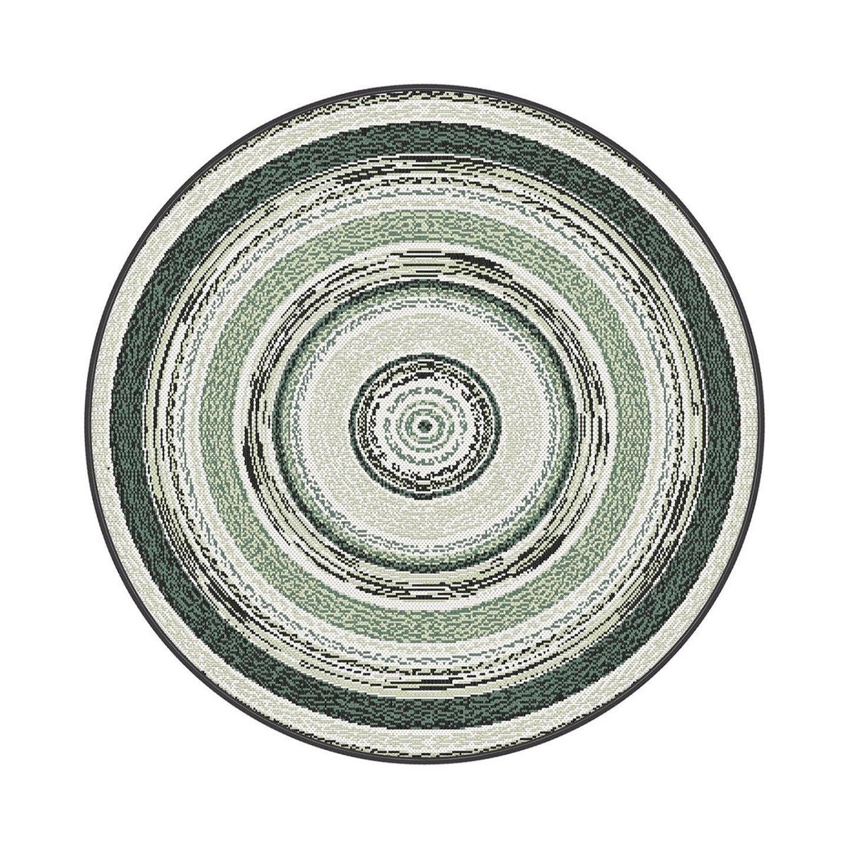 KINDERTEPPICH rund sehr weich grün - Grün, Textil (120/120cm) - AFK Living