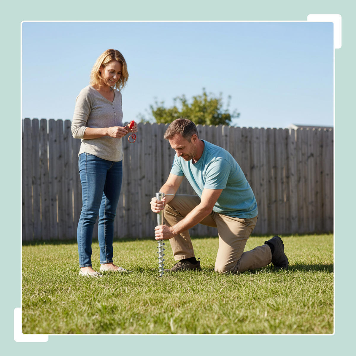 BODENHÜLSE - Silberfarben, Kunststoff/Metall (7/55/7cm) - Relaxdays