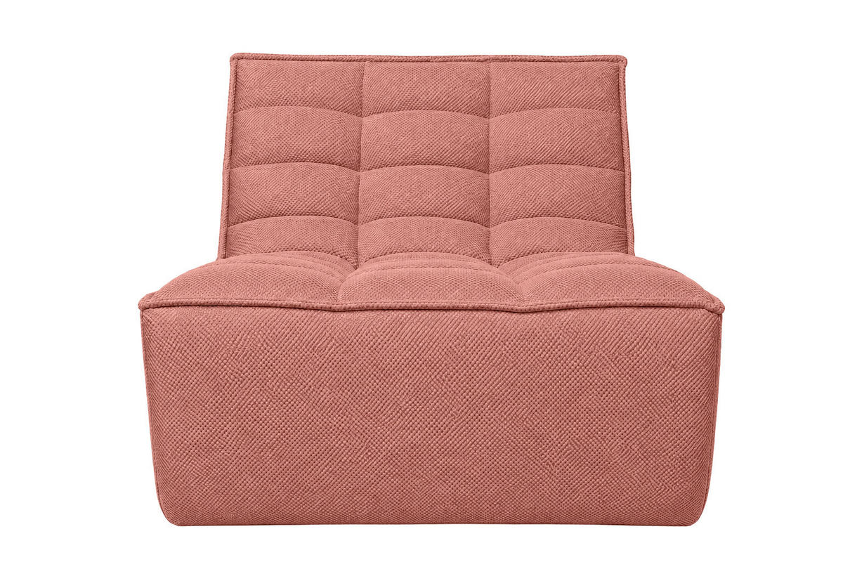 KŘESLO, lounge křeslo, plyšová tkanina Pop, Růžová, LAZY - růžová, dřevo (80/76/93cm) - Kaiser Möbel
