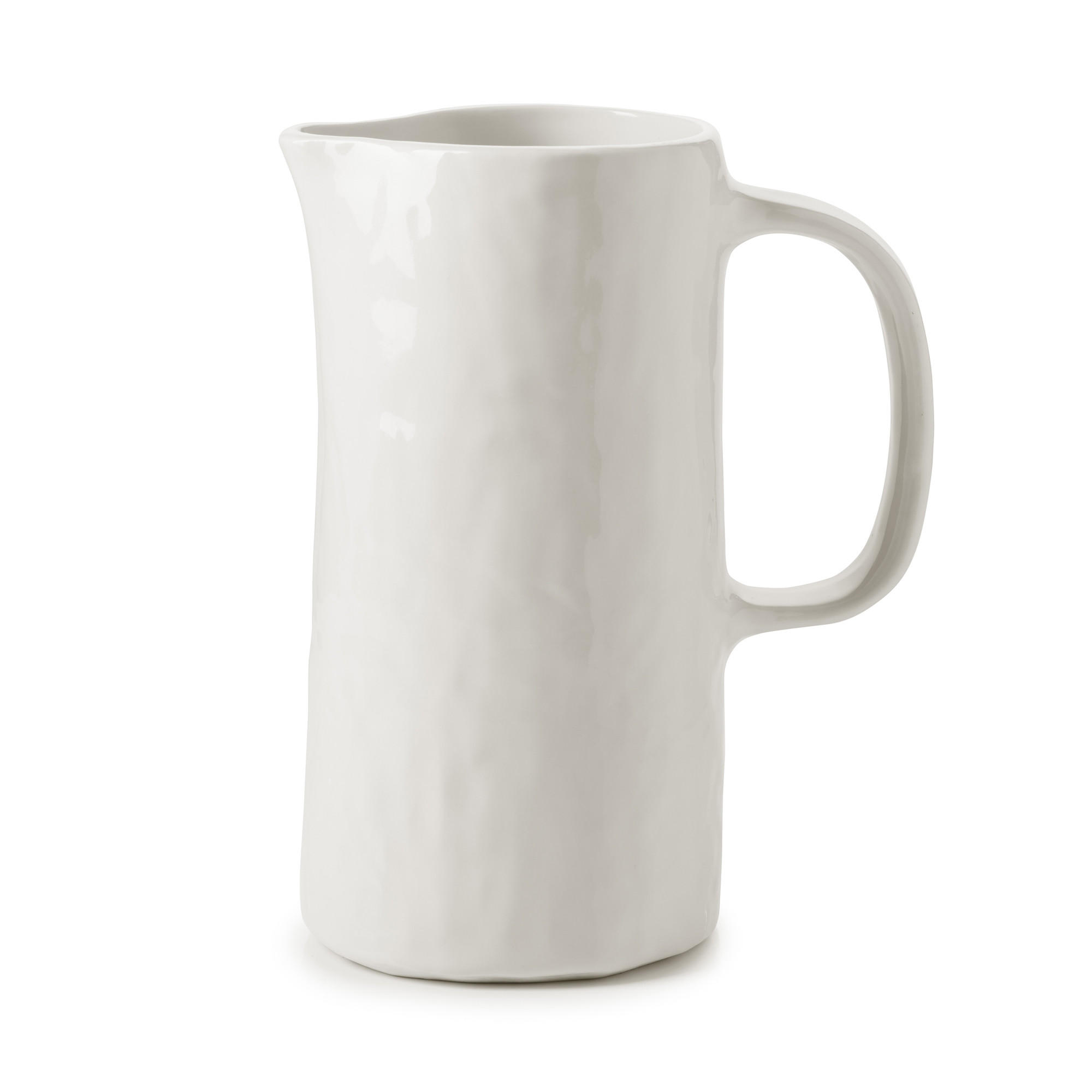 WASSERKRUG / PITCHER YLI 80 CL Alabaster Weiss - Weiß, Keramik (0.8L) - Revol Porcelaine France
