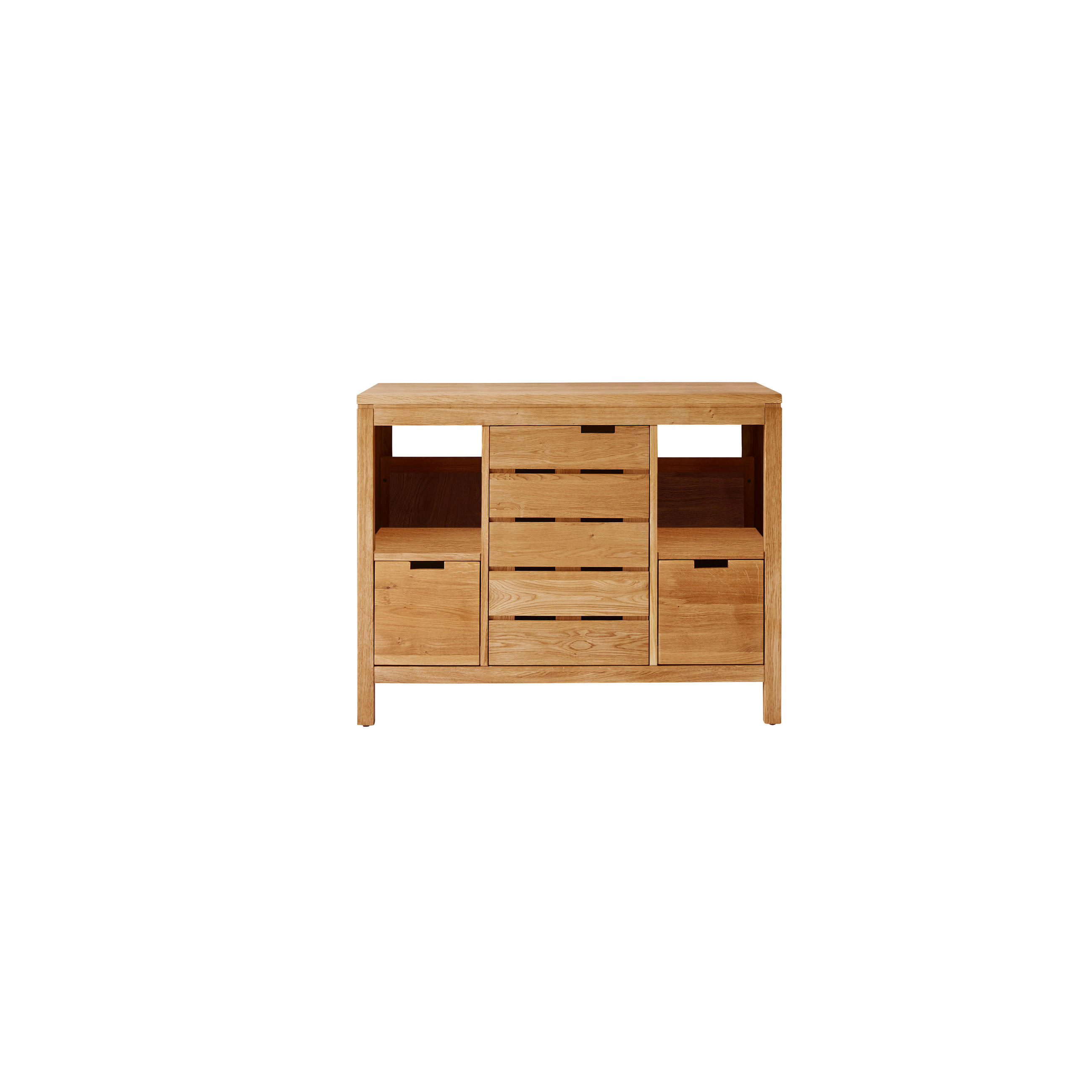 WASCHTISCHUNTERSCHRANK Serena Natur aus Eiche - Naturfarben, Holz (100/78/55cm) - Tikamoon