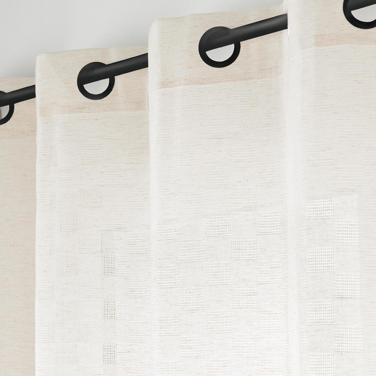 FENSTERVORHANG Leinenoptik Logan 140/260 cm - Beige, Textil (260/140cm) - Douceur d´intérieur