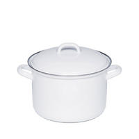 TOPF Weiß 20/20/17.2 cm R0123033 - Weiß, Glas (18cm) - Riess