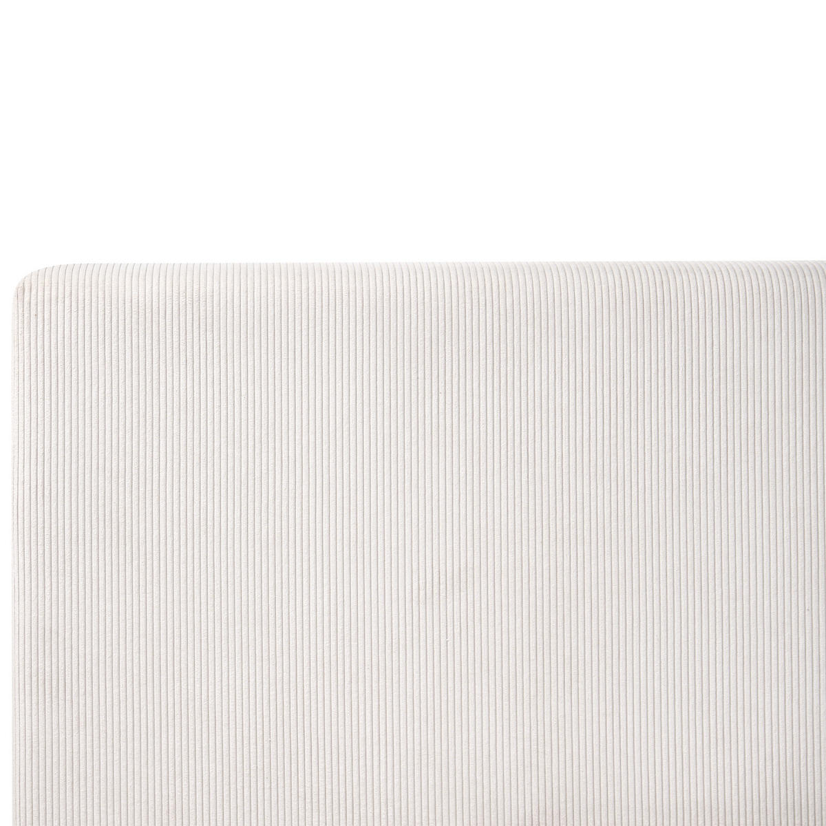 BETT mit Stauraum 160/200 cm Cord Hellbeige Lillebonne - Beige, Textil (160/200cm) - Beliani