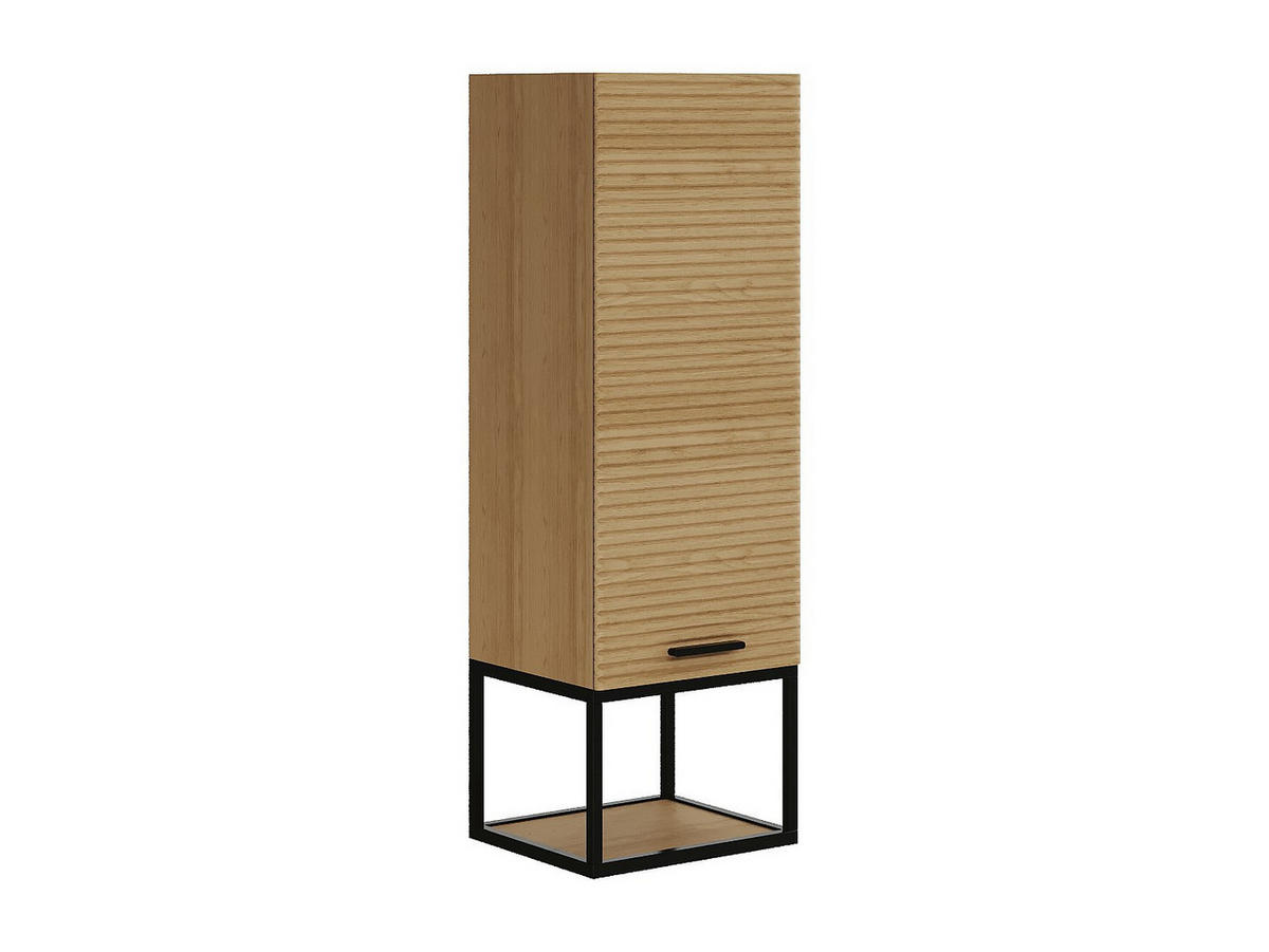 BADSCHRANK - 35 cm x 30 cm - Holz, Platte - Naturfarben Hell - SARONE - Naturfarben, Holz (35/104/30cm) - Vente-Unique