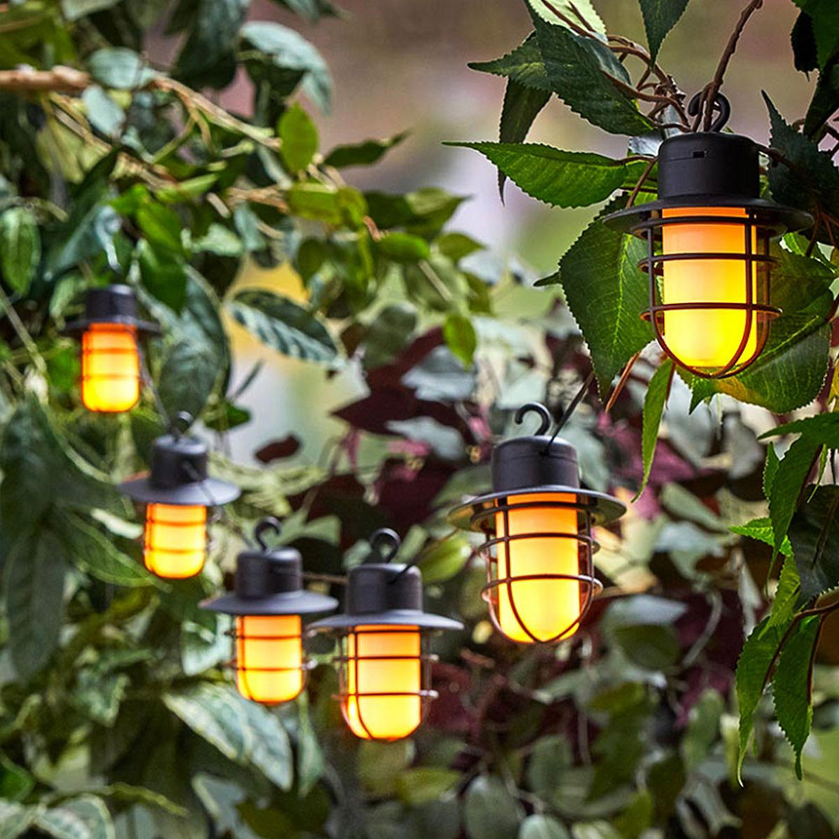 LED AUSSENLEUCHTE Solar Schwarz Gitteroptik - Schwarz, Metall (200/8/8cm) - Nowa