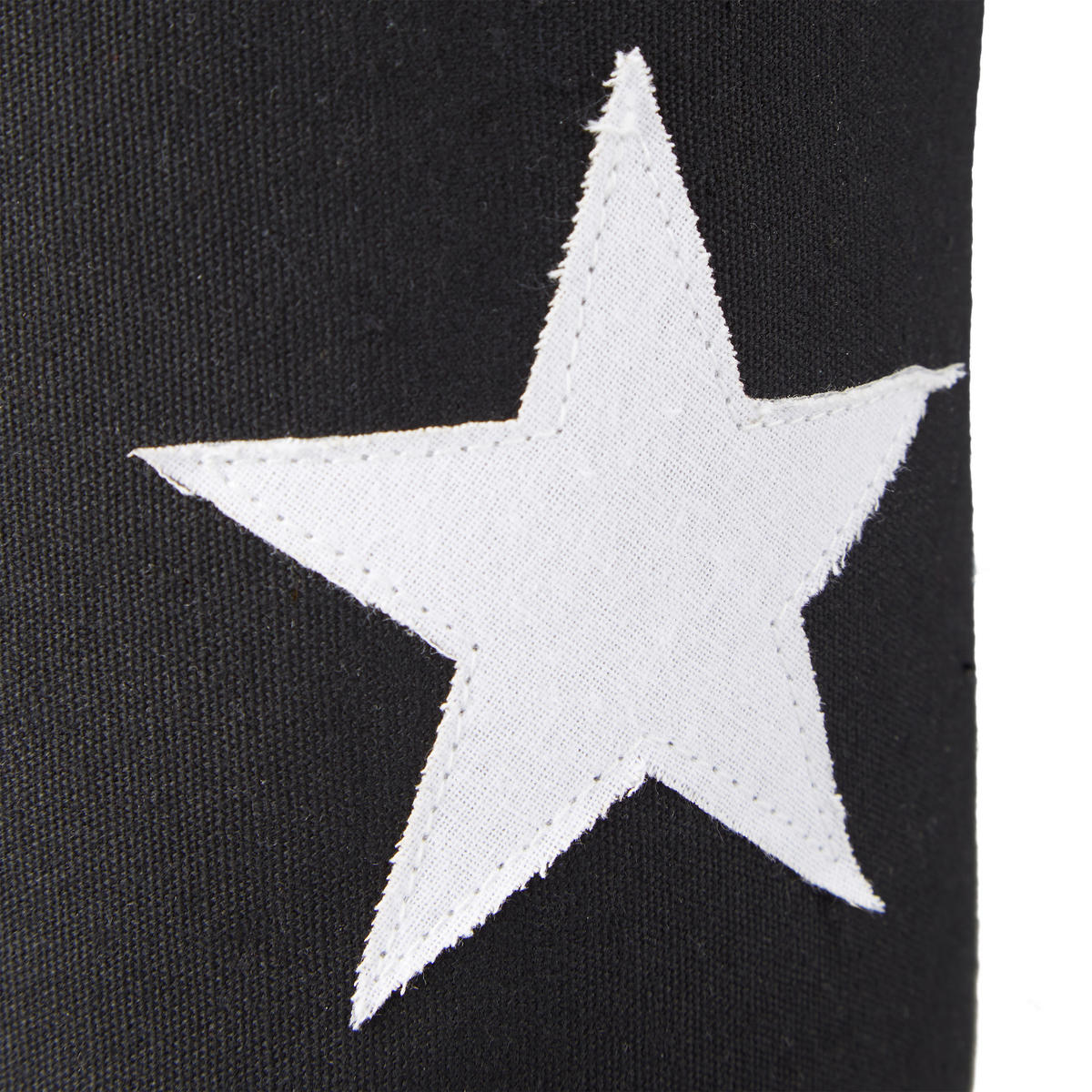 ZARÁŽKA Čierna s rukoväťou - čierna, kov/textil (11/11cm) - Relaxdays