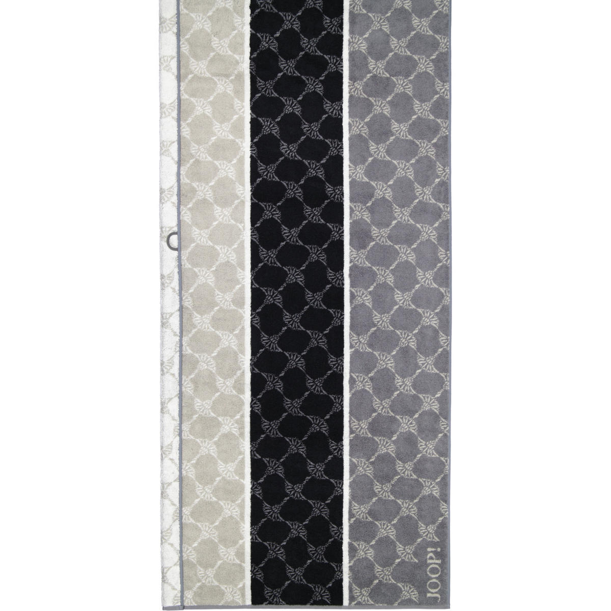 SAUNATUCH SIGNATURE CORNFLOWER STRIPES 1657 SCHWARZ - 97 - Schwarz, Textil (80/200cm) - Joop!