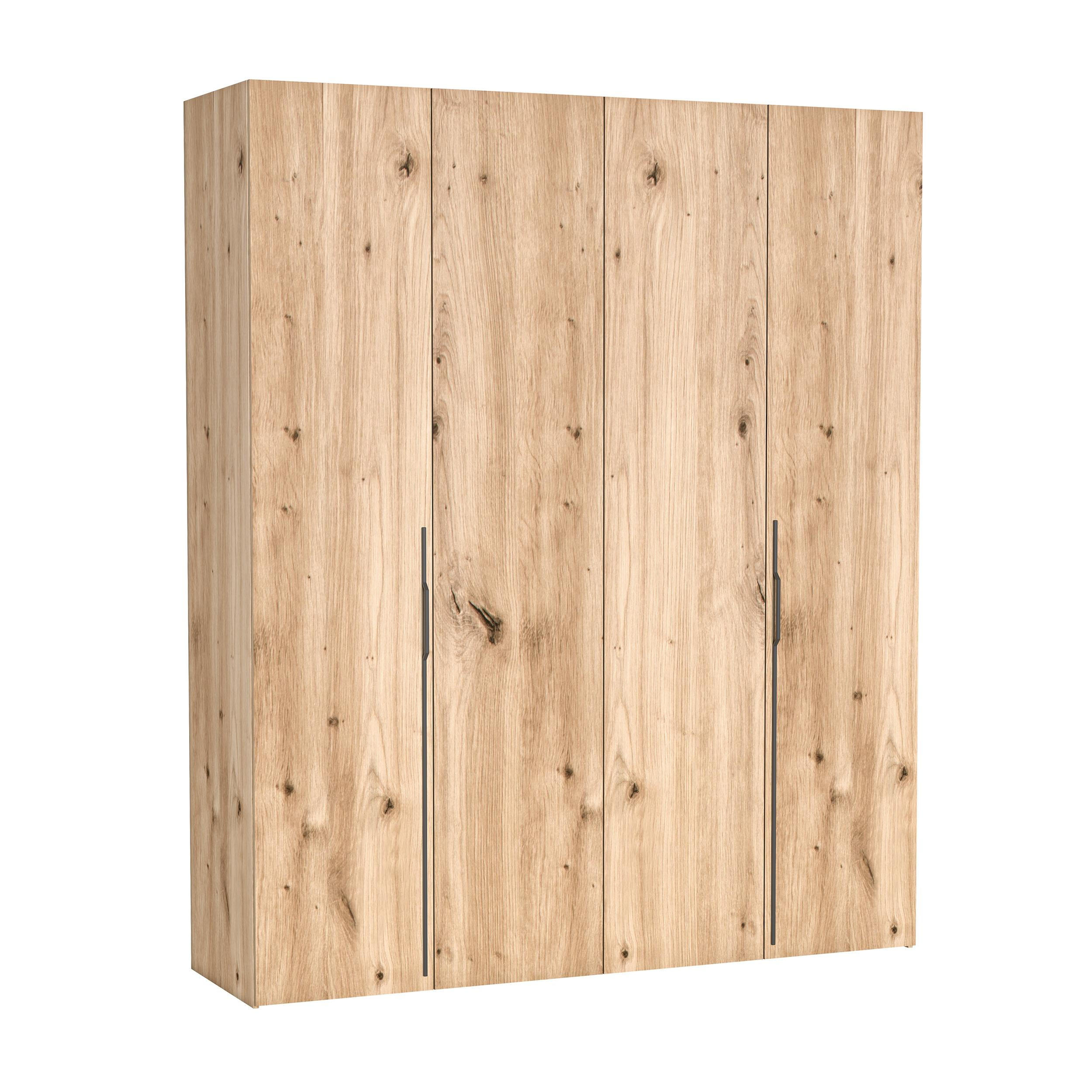 AX Living Falttürenschrank Eiche Artisan 200x240x58 cm