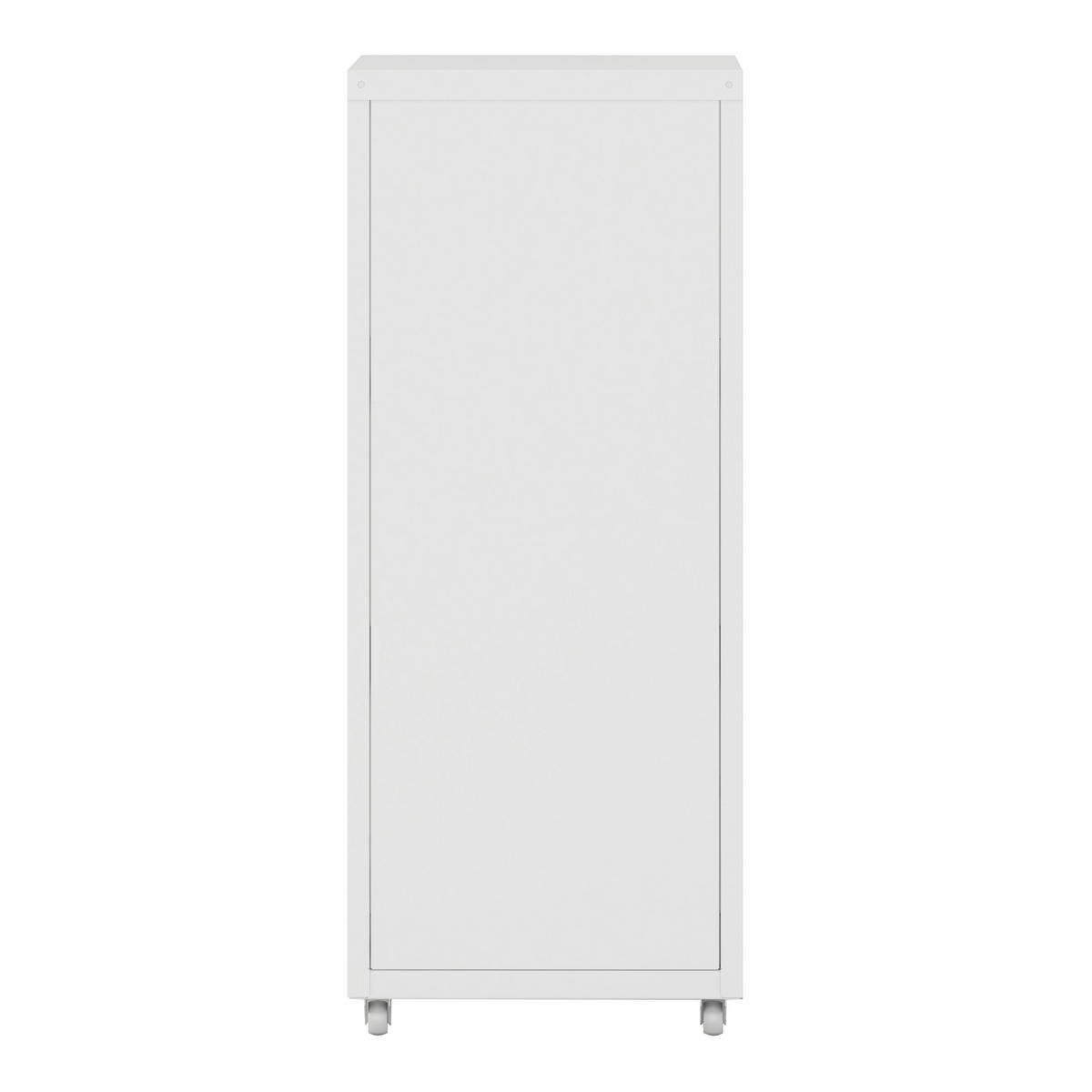 POJÍZDNÝ KONTAJNER Kökar - bílá, kov (28/69/41cm) - [en.casa]