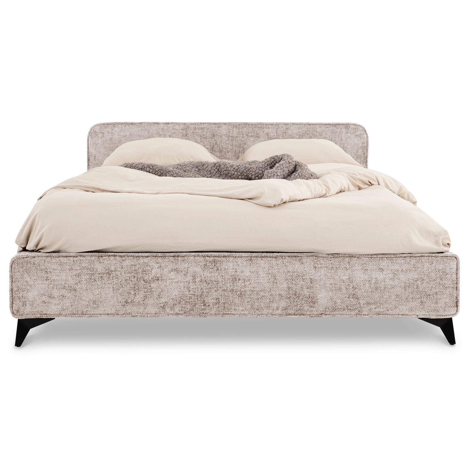 POLSTERBETT VIRETTA 140X200 CM - Beige, Textil (140/200cm) - IDIMEX