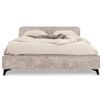 POLSTERBETT VIRETTA 140X200 CM - Beige, Textil (140/200cm) - IDIMEX