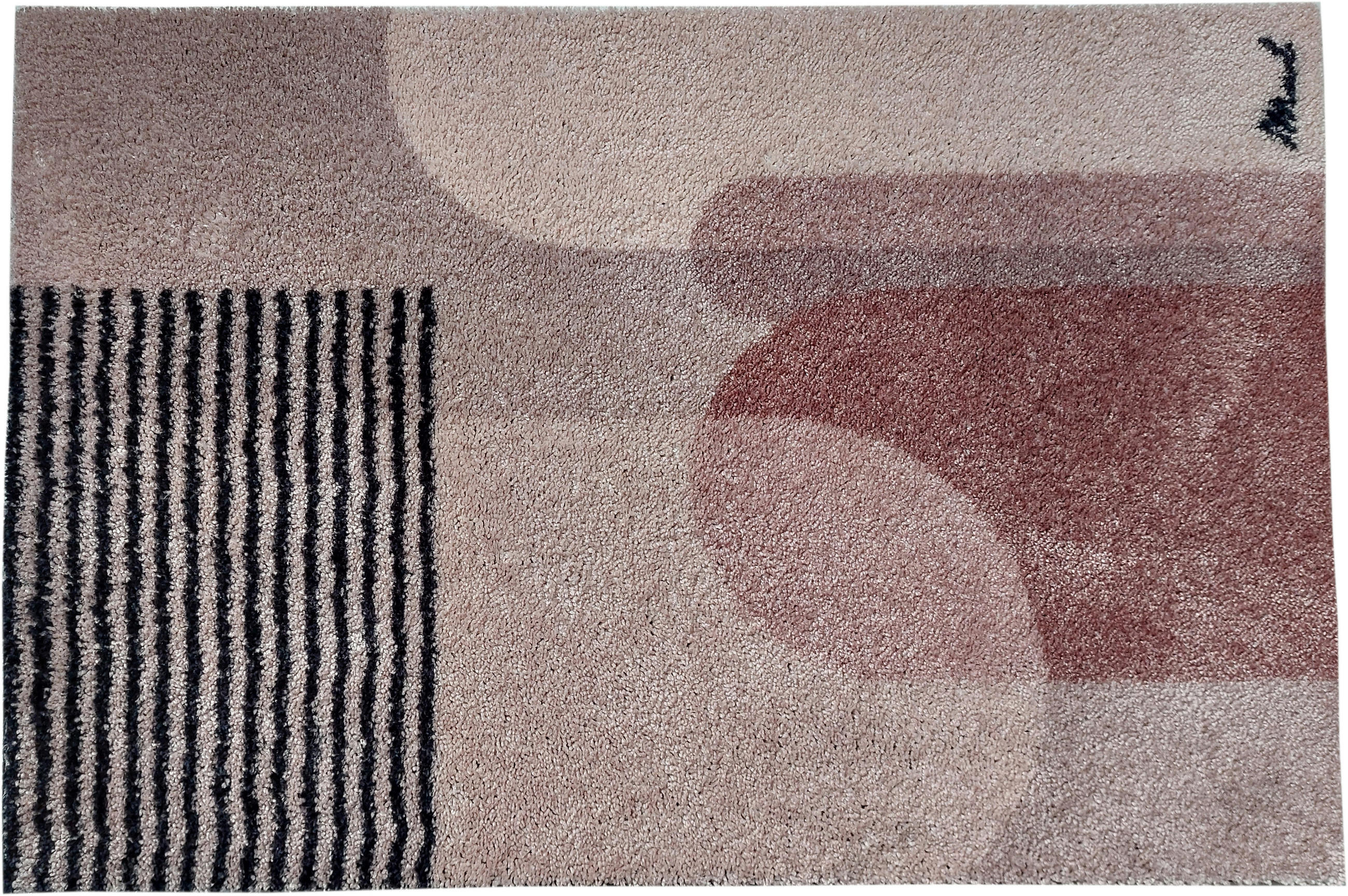 INDOOR FUßMATTE "Arda" mit modernem Motiv Pastellfarben 50 x 75 cm - Multicolor, Kunststoff/Textil (50/75cm) - MAD ABOUT MATS