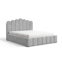 POLSTERBETT 03 140 x 200 cm – Tresor – Bett mit Gasdruckfedern und Stauraum - Silberfarben, Holz (140/200cm) - ROYAL24_MARKT