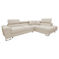 ECKSOFA Cotere Cord, Seite: Rechts - Naturfarben, Holz/Textil (270/202cm) - MIRJAN24