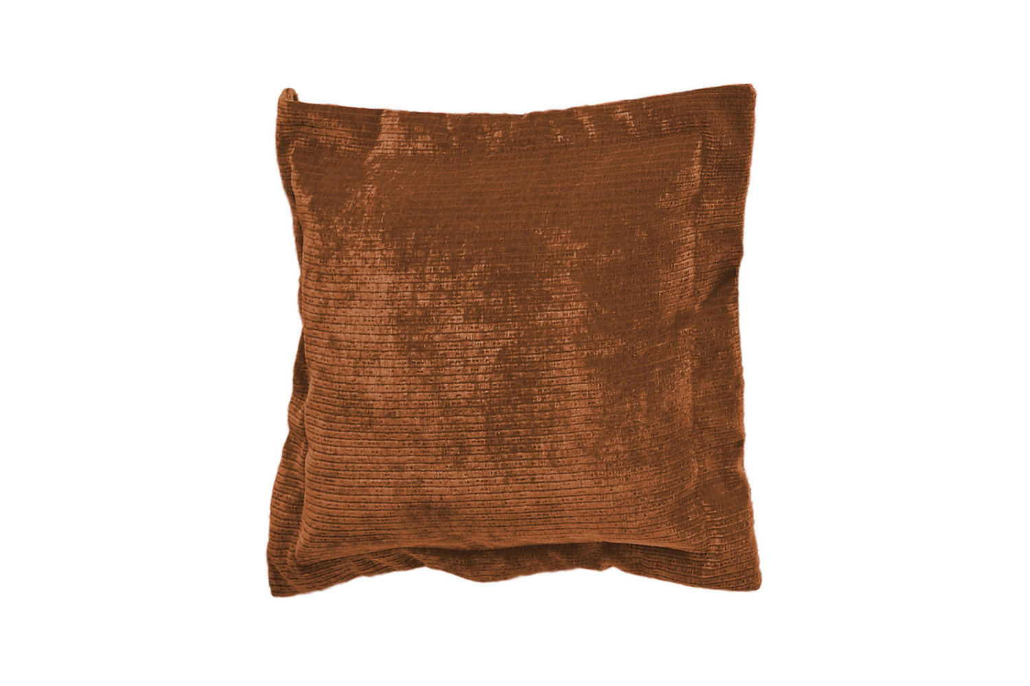 FLATTERKISSEN GROSS SEPHI Cord - Rotbraun, Textil (95/95cm) - KAWOLA