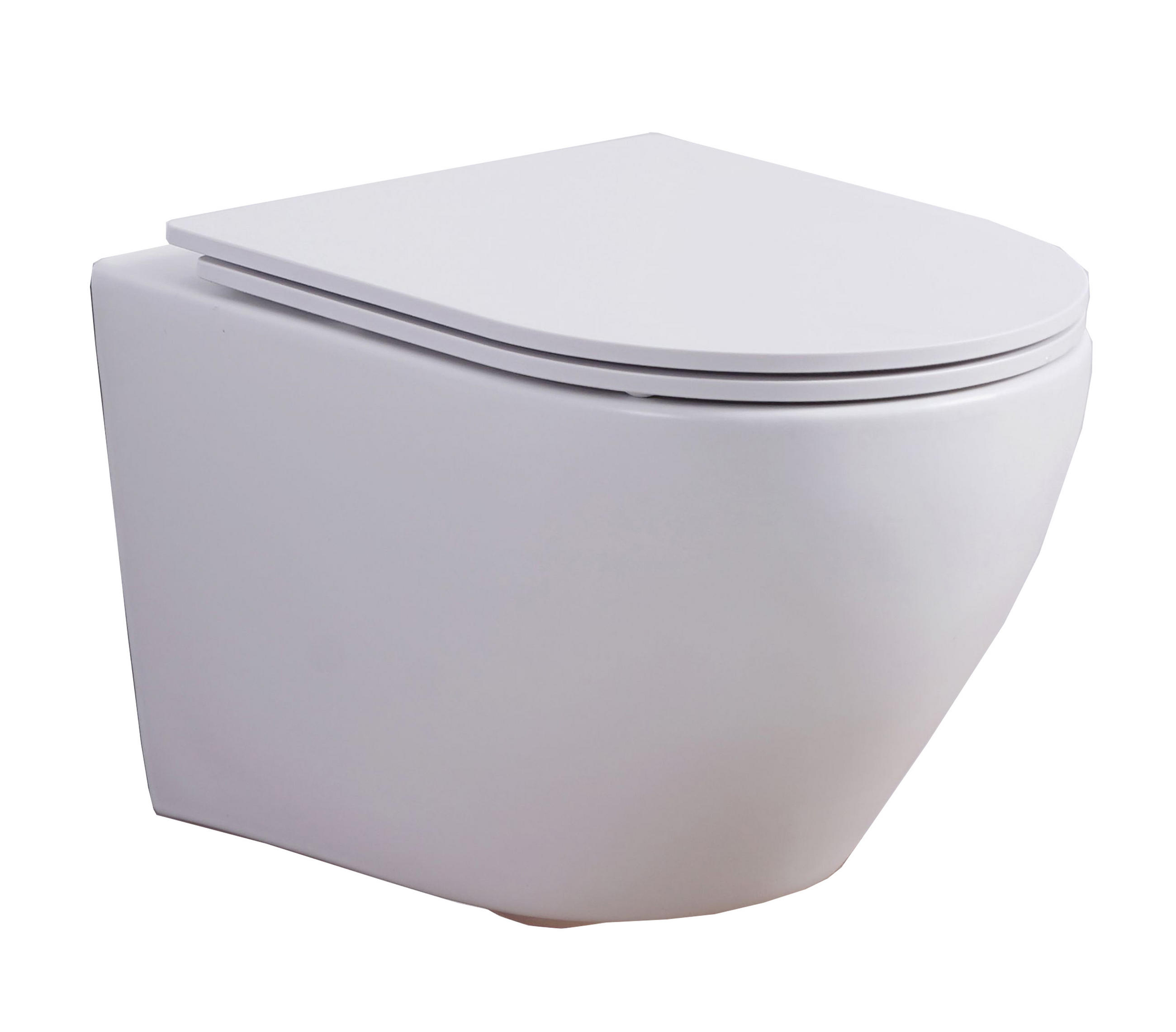 Glasdeals Wand-Wc Weiß 36.5x37x49 cm
