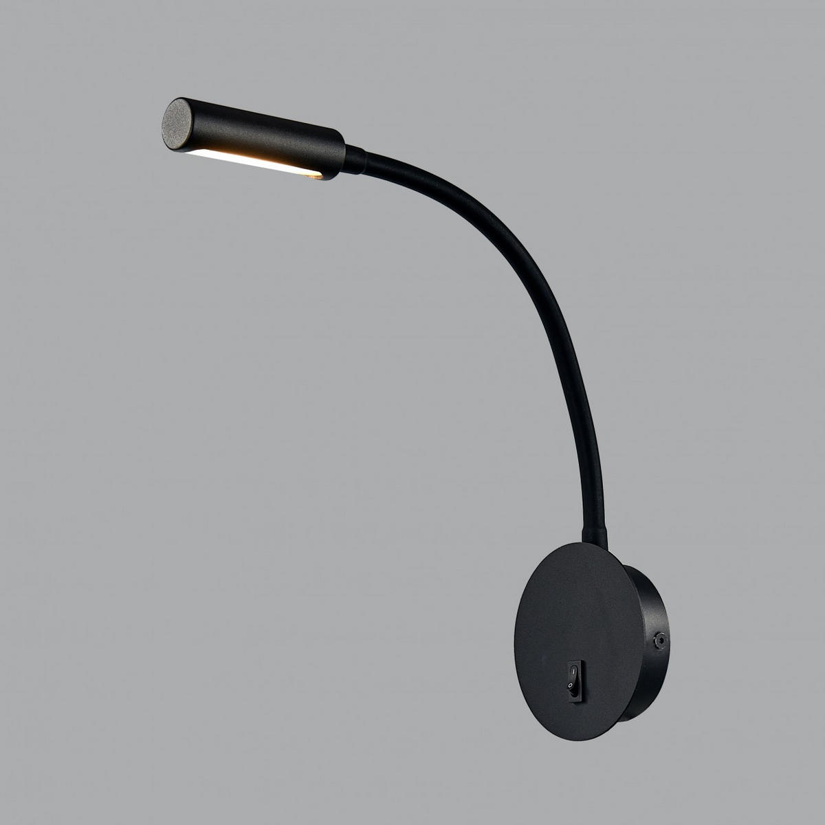 WANDLEUCHTE Norma, Schwarz, 46cm - Schwarz, Metall (10/46/3cm) - KOSILUM