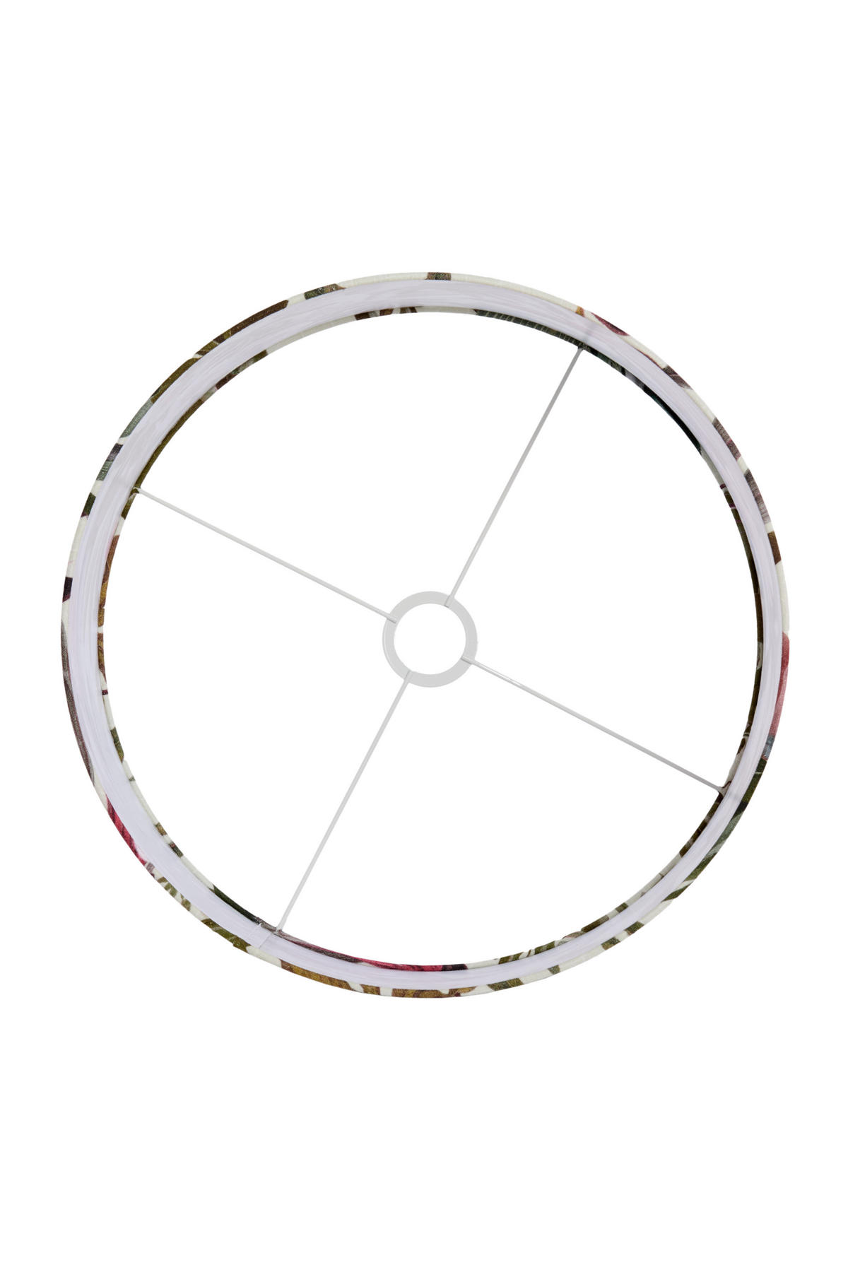 LAMPENSCHIRM Isadore Weiß 40/40/30 cm - Weiß, Textil (40/40/30cm) - Light & Living