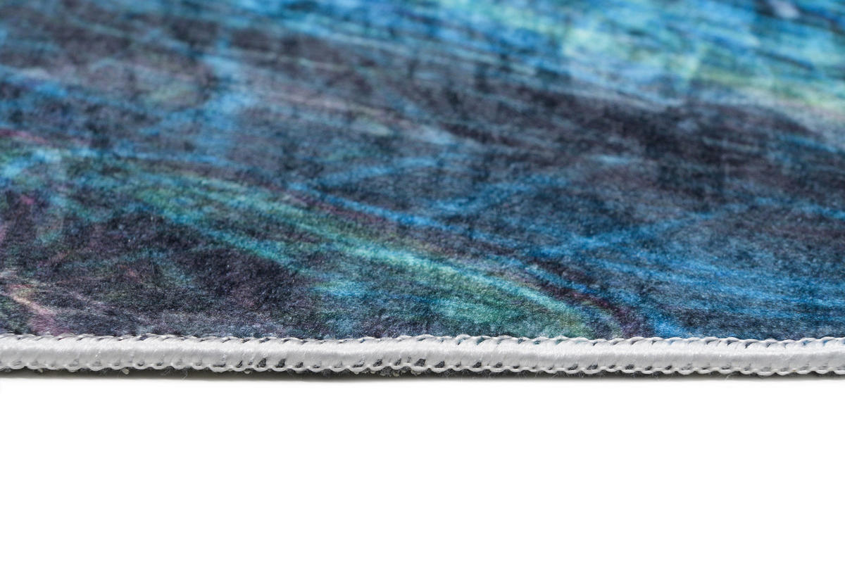 TEPPICH TOSCANA Blau 80/150 cm - Blau, Textil (80/150cm) - Tapiso