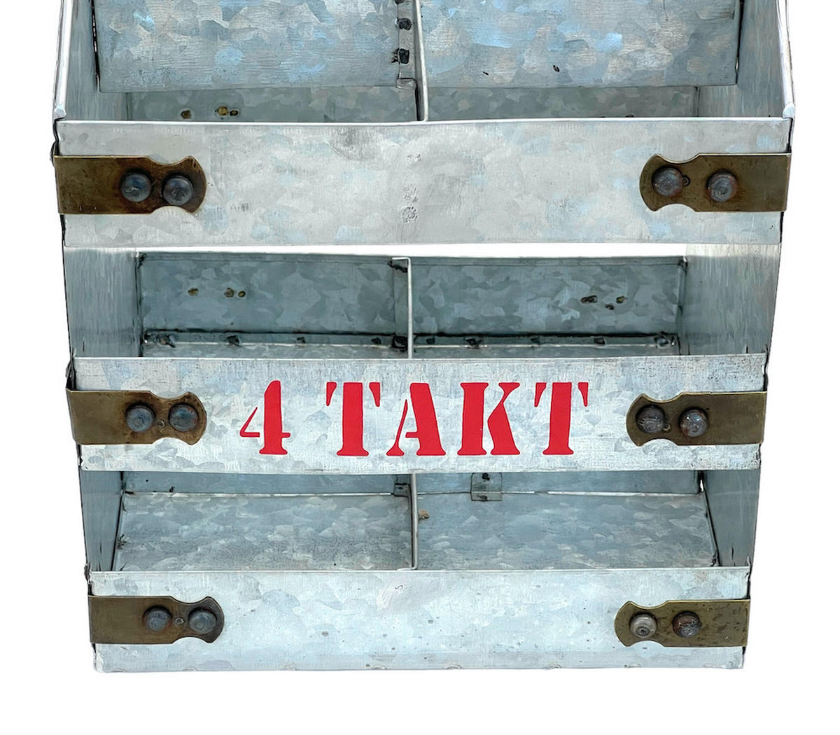 BIERTRÄGER Metall mit Öffner 4 Takt 96405 - Silberfarben, Metall (22/33/20cm) - DanDiBo