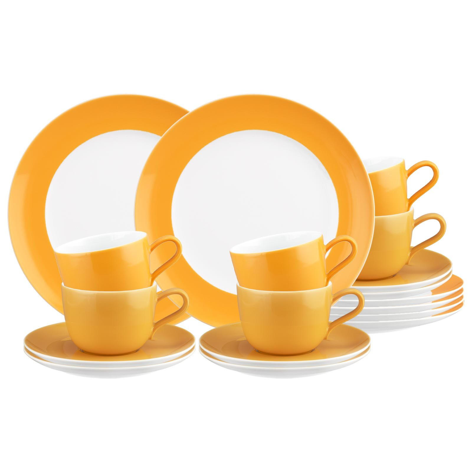 Seltmann Weiden KAFFEESERVICE Liberty Pure Colors Mango Orange 18-tlg. jetzt nur online ➤