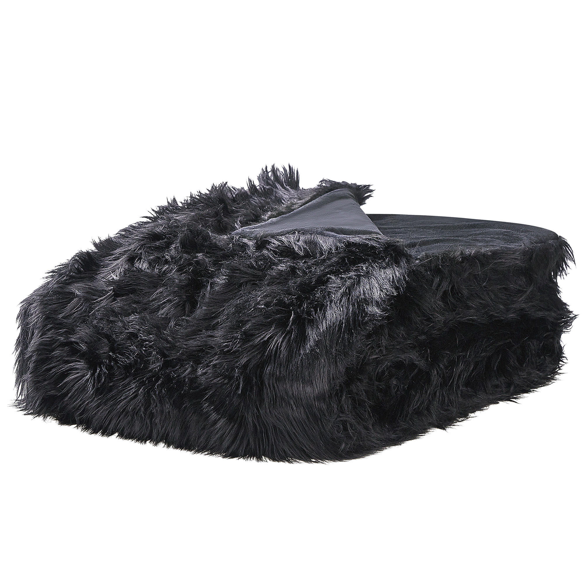 TAGESDECKE Schwarz 200 x 220 cm Delice - Schwarz, Keramik (200/220cm) - Beliani