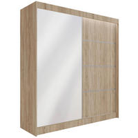 KLEIDERSCHRANK PAOKI mit LED - 200 cm - Sonoma Eiche - Sonoma Eiche, Holzwerkstoff (200/215/61cm) - ALTDECOR